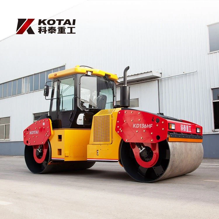 13 Ton Tandem Rollers With Cummins Engine Factory