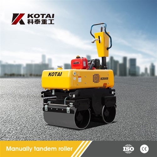 KD008 Hand vastgehouden dubbele stalen wielrol